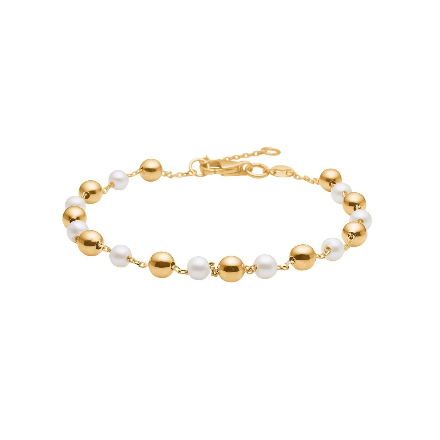 8kt. Gold Armband m/FWT