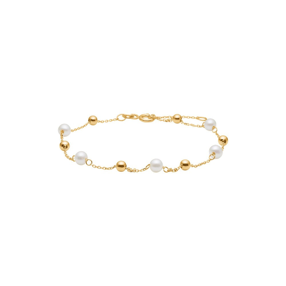 8kt. Goldarmband m. 3mm FWP