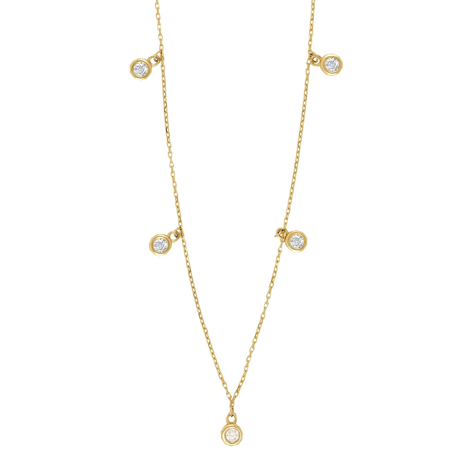 8kt. gold Kette 42+3cm