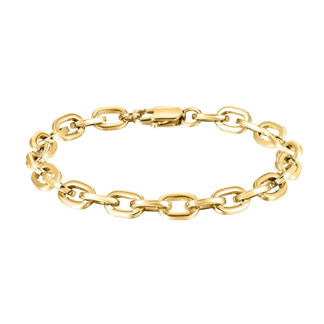 SON bracelet steel IP gold