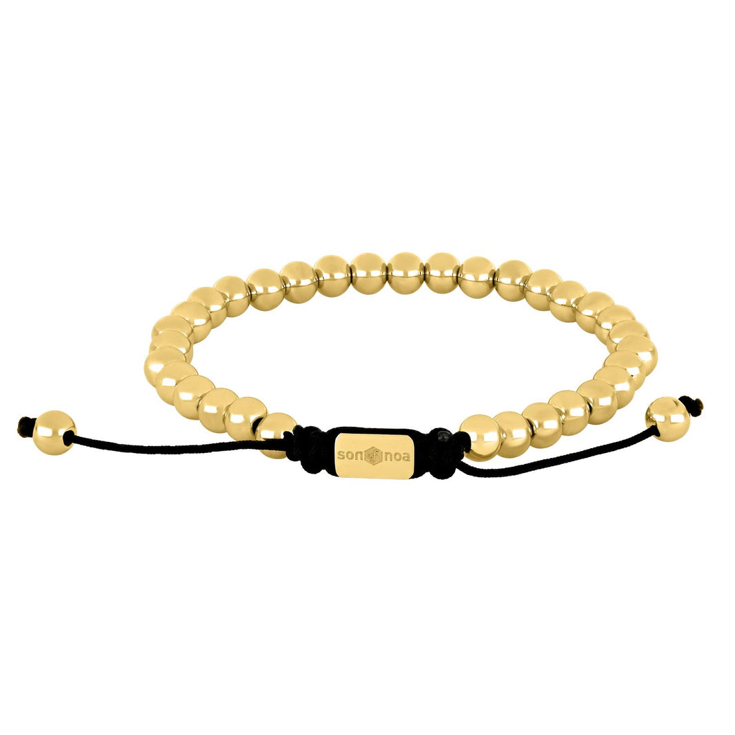 SON armbånd steel IP gold 19-25cm