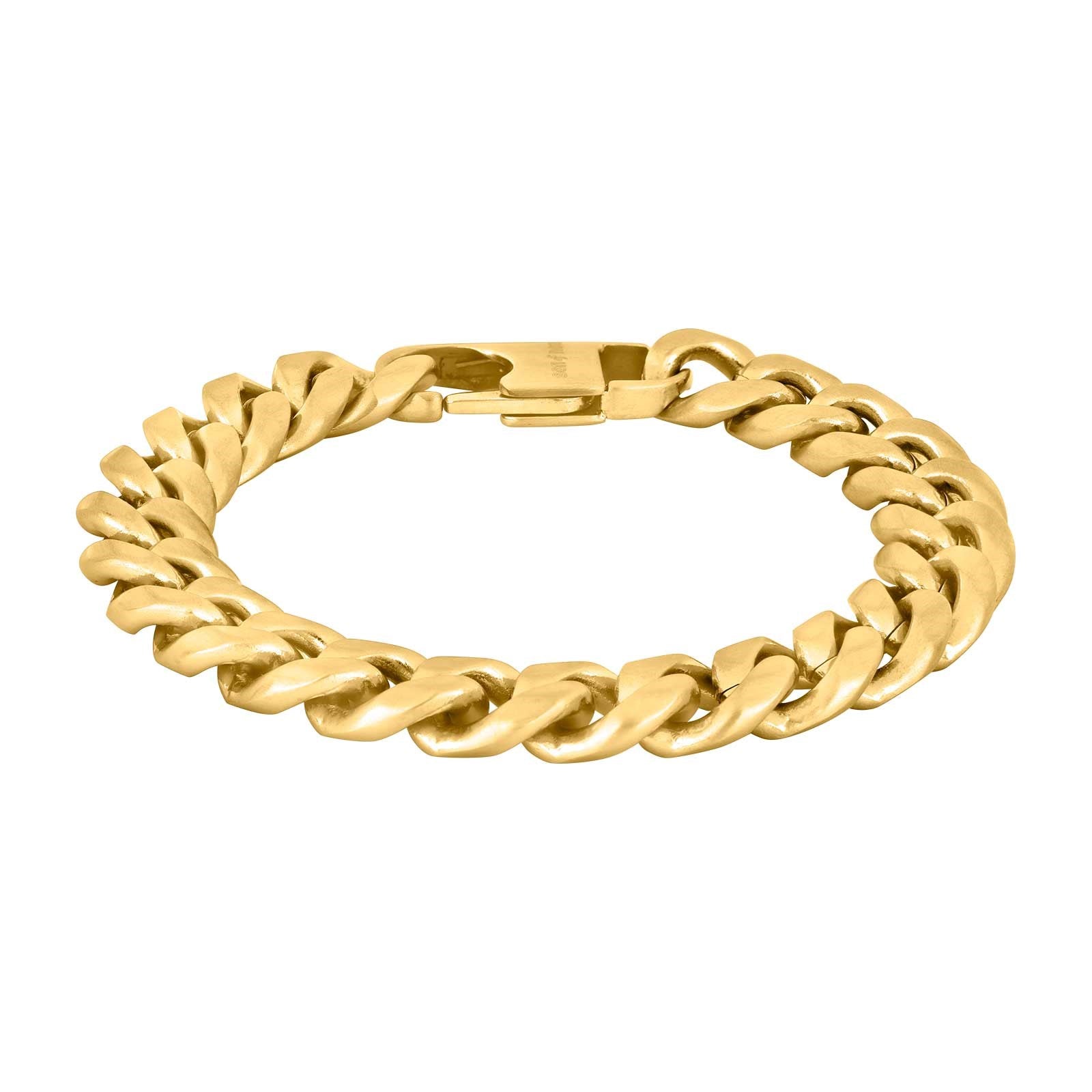 SON armbånd steel IP gold børstet 21cm