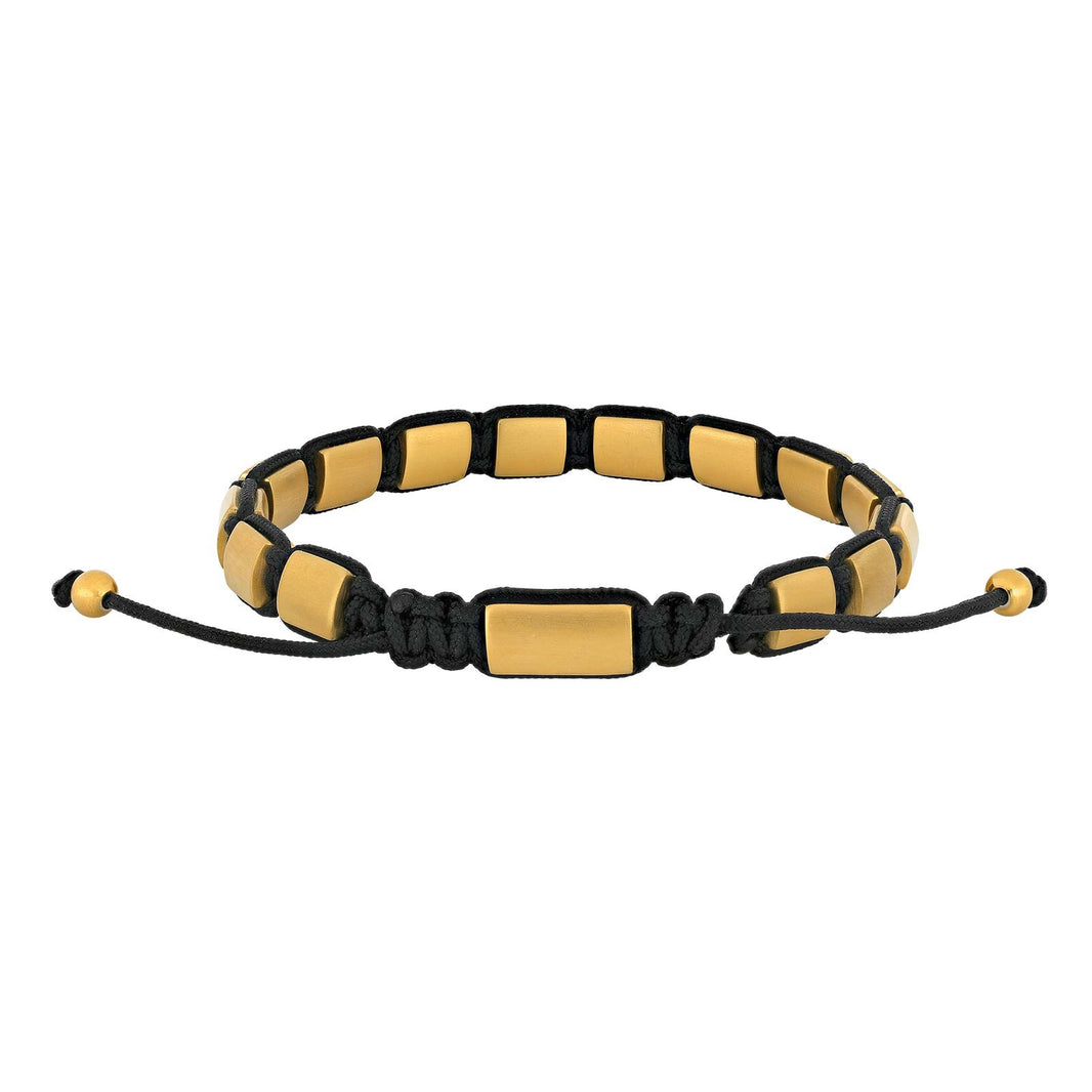SON bracelet steel IP gold