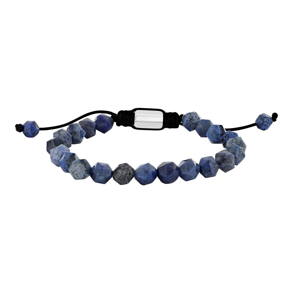 SON bracelet blue sodalite w.steel 8mm