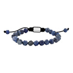 SON Armband blue sodalite m.Stahl 8mm
