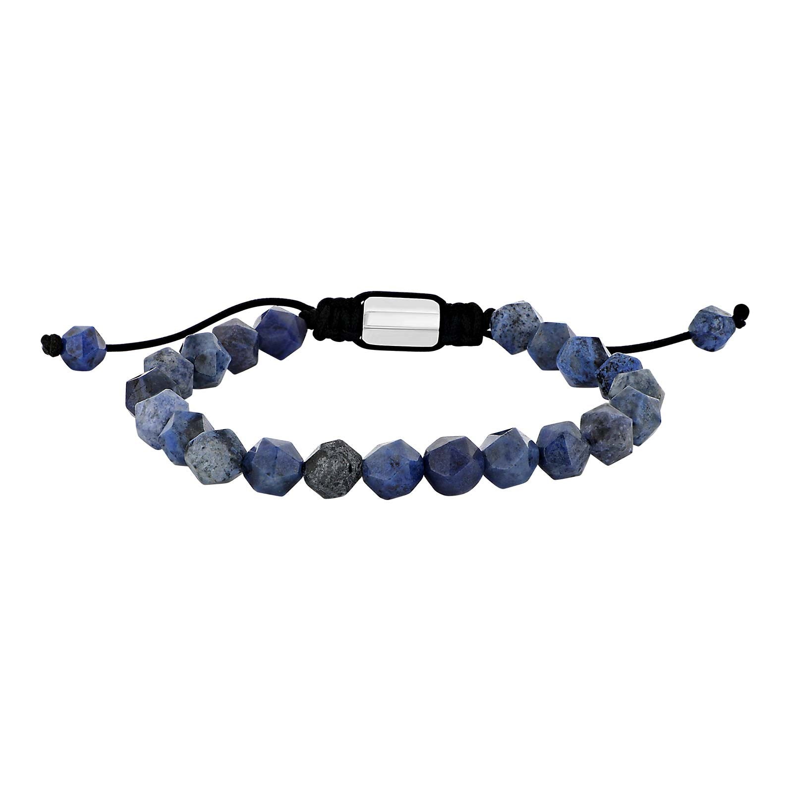 SON bracelet blue sodalite w.steel 8mm