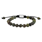 SON Armband dragon blood jasper m.Stahl 8mm
