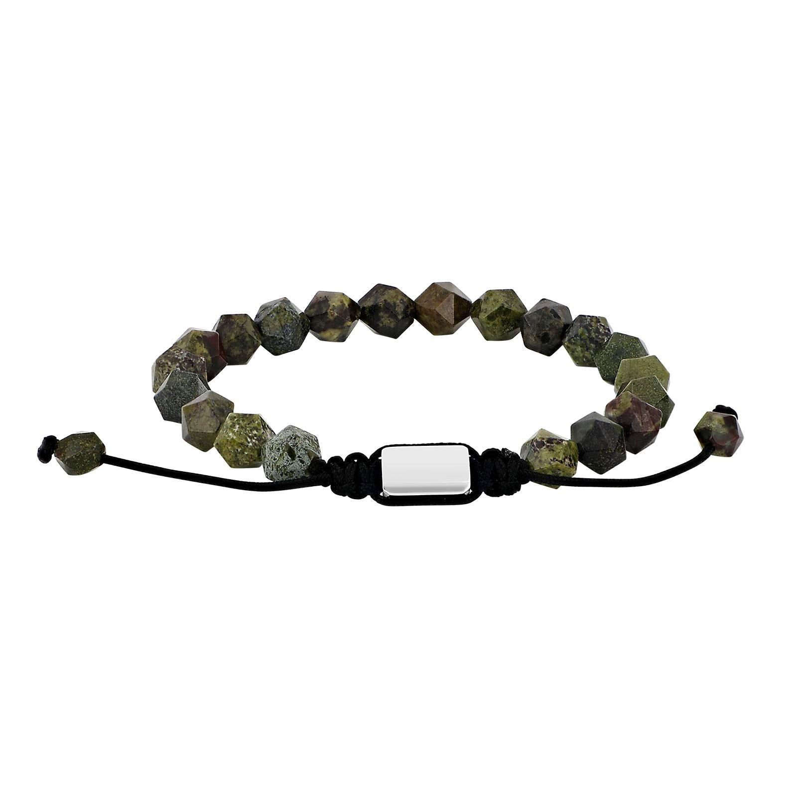 SON armbånd dragon blood jasper stål 8mm