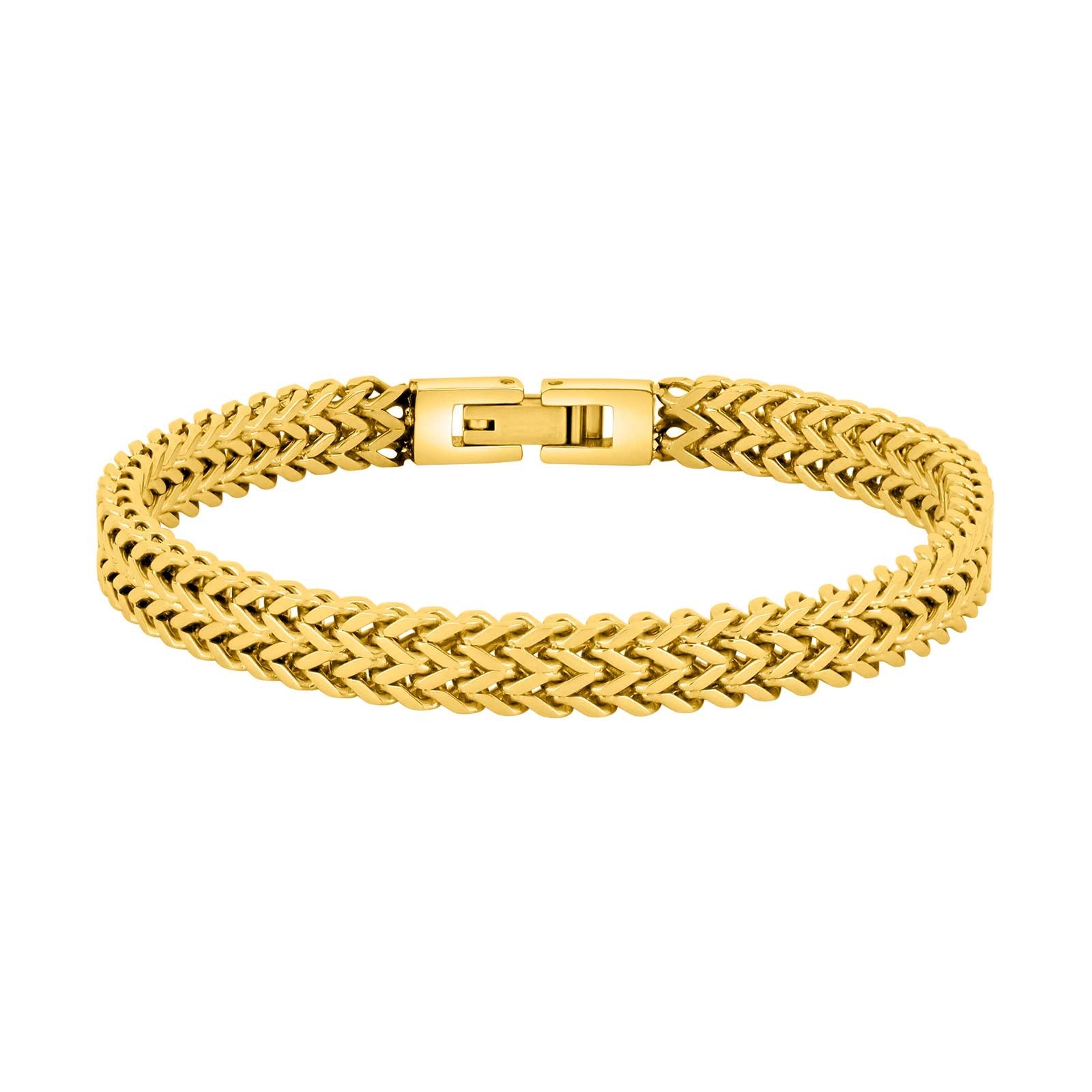 SON Armband Stahl IP Gold