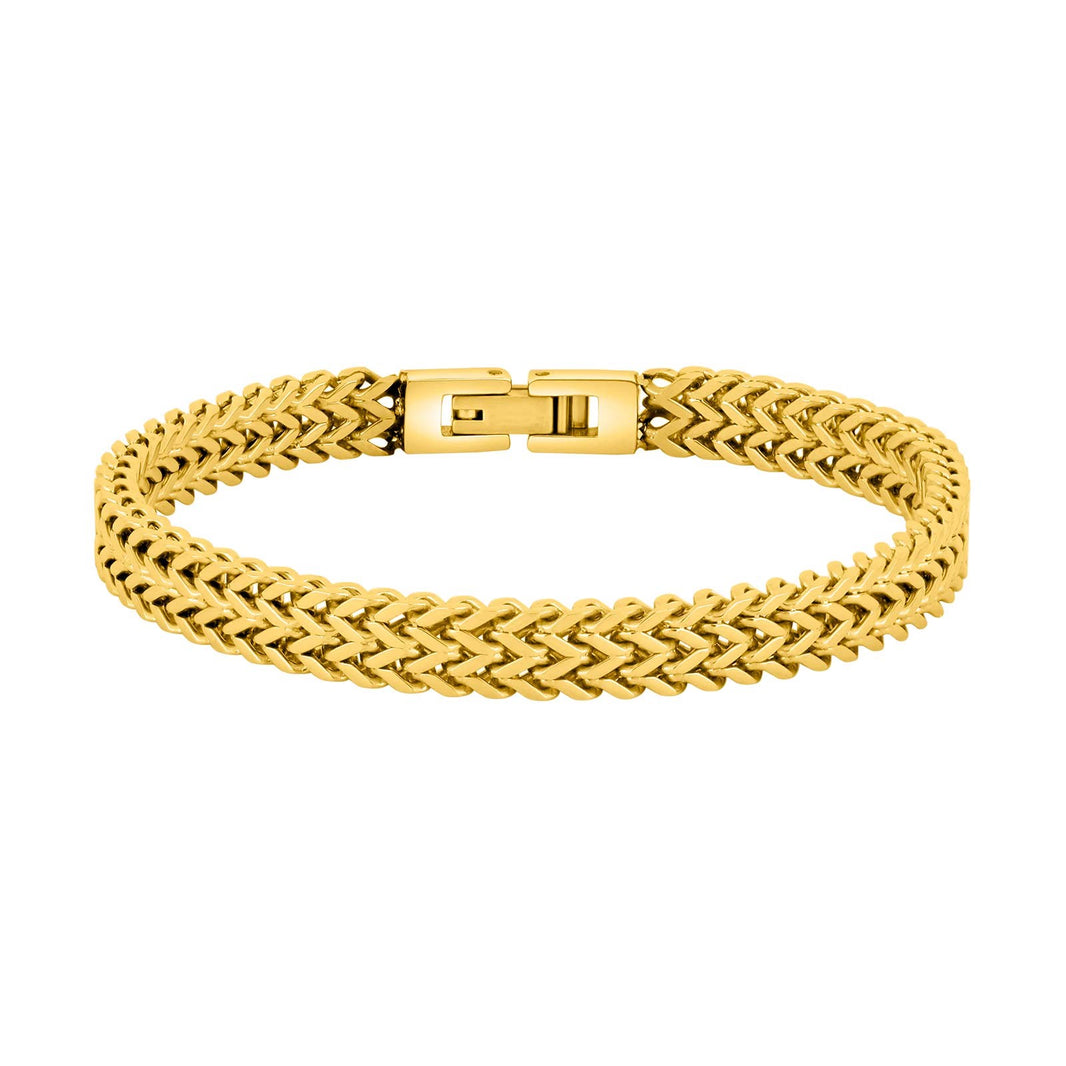 SON bracelet steel IP gold