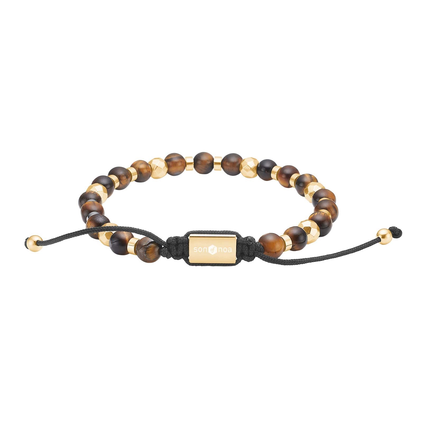 SON Armband yellow tiger eye IP gold
