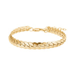 SON bracelet STEEL IP gold