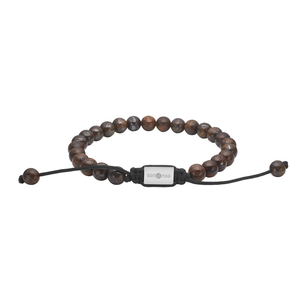 SON bracelet ilmenite bronzitite w.steel