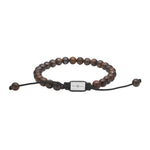 SON bracelet ilmenite bronzitite w.steel
