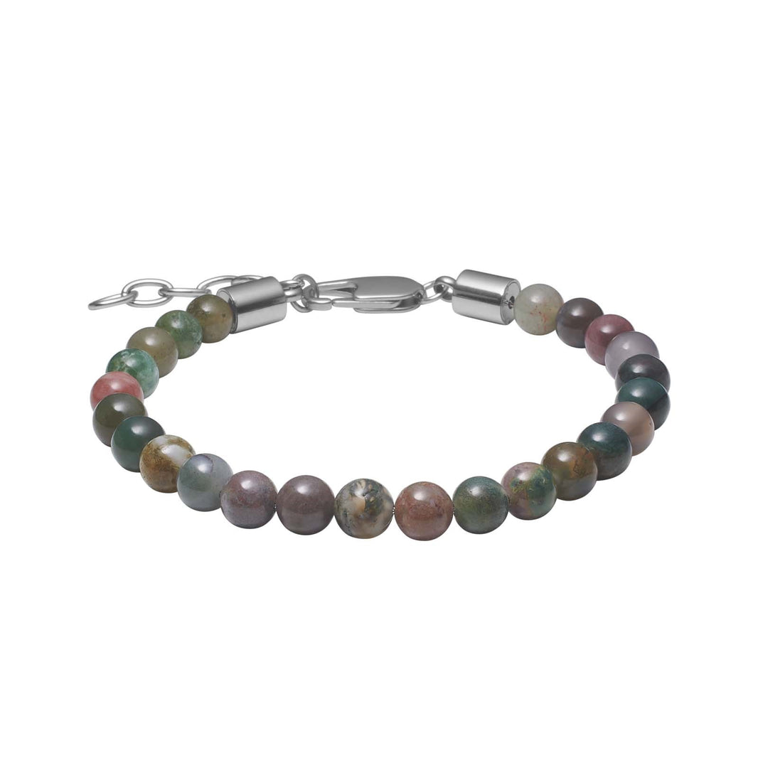 SON bracelet Indian agate 6mm 19-23cm