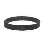 SON bracelet steel IP black