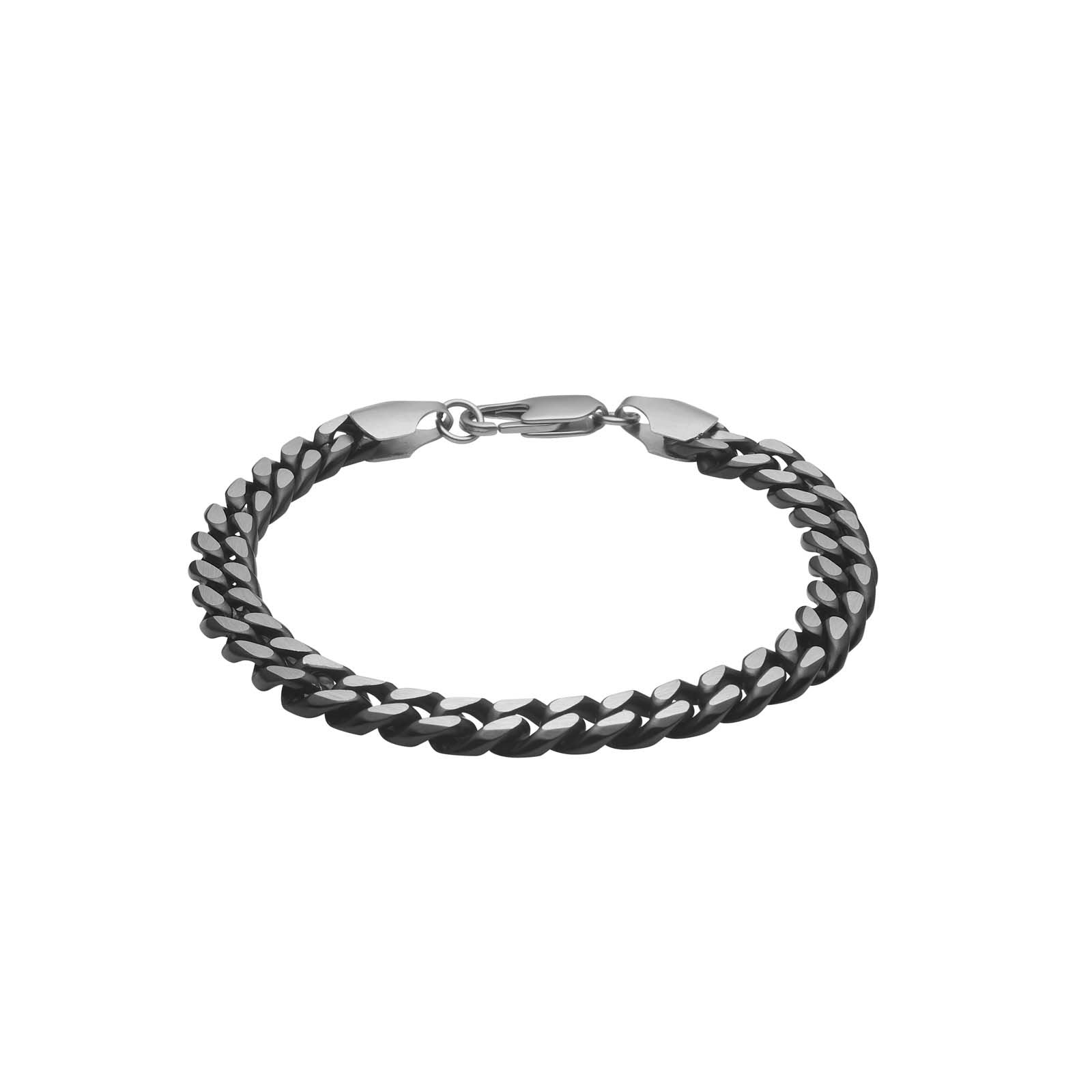 SON bracelet steel IP black