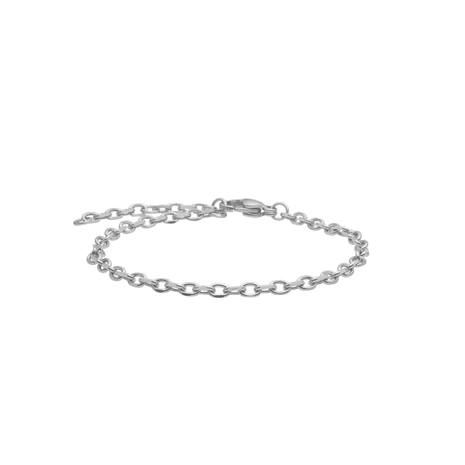 SON Armband Stahl, Facette Anchor, 16+3cm