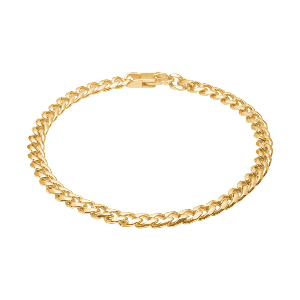 SON steel bracelet IP gold - 23