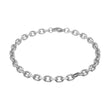 SON steel anchor faceted bracelet