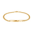 SON steel bracelet IP gold