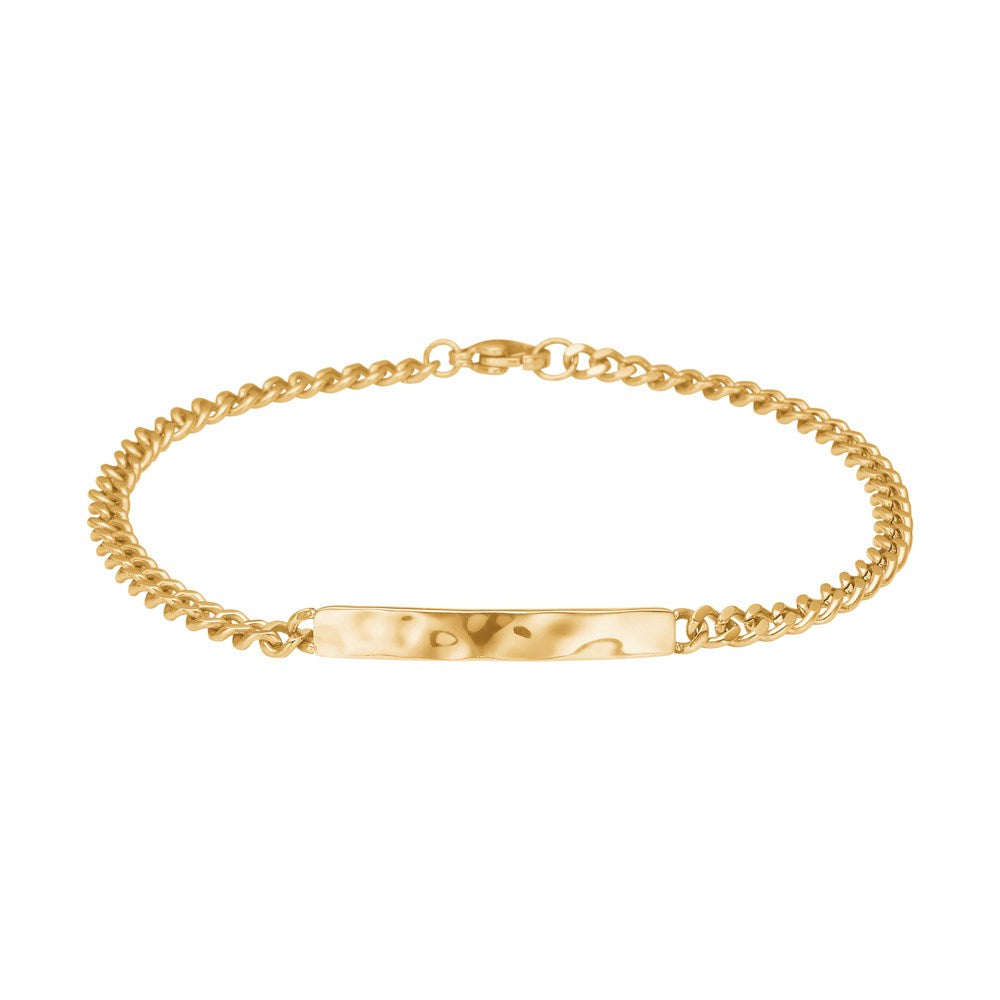 SON steel bracelet IP gold - 23