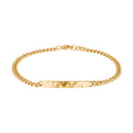 SON Stahlarmband IP gold