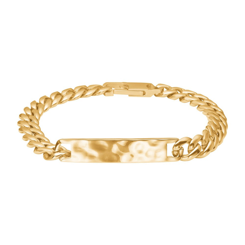 SON steel bracelet IP gold - 23