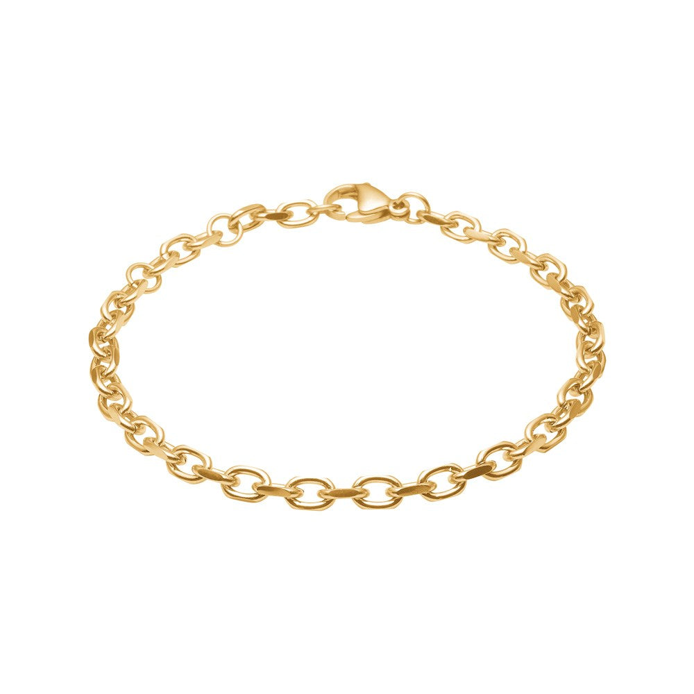 SON steel bracelet IP gold - 23