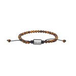 SON bracelet matte yellow tiger eye 4mm, 19-25cm