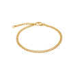 SON steel bracelet IP gold