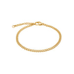 SON steel bracelet IP gold