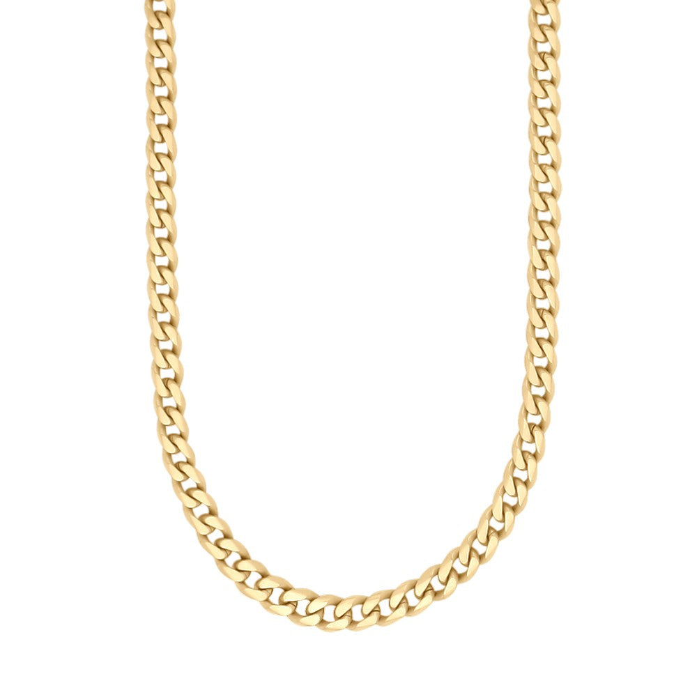 SON kæde stål børstet 60cm IPGold