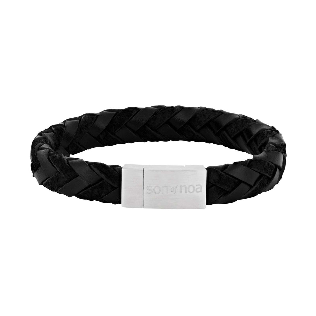 SON Armband schwarzes Kalbsleder