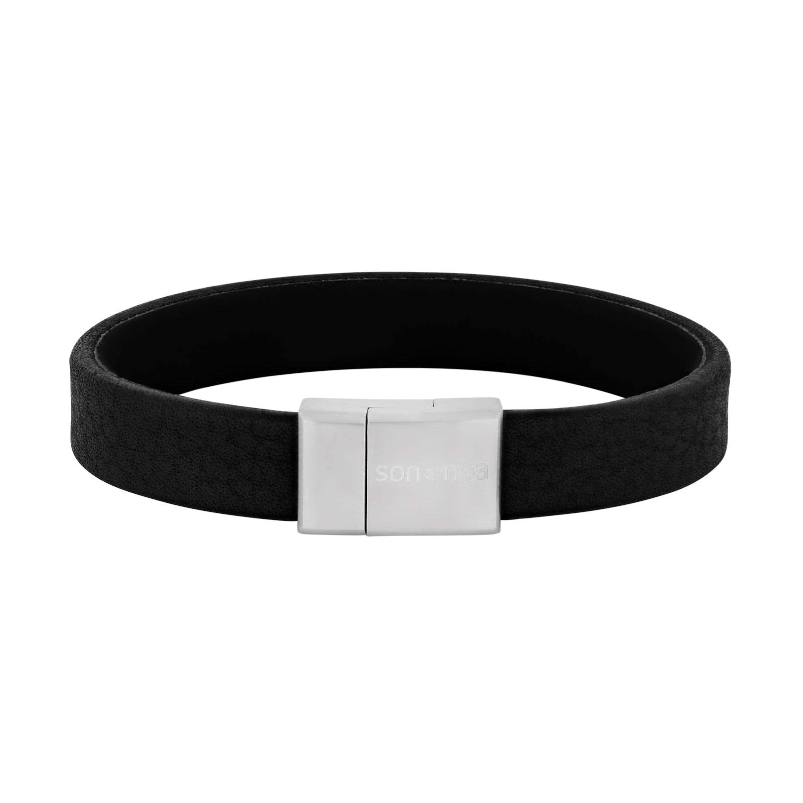 SON Armband schwarzes Kalbsleder
