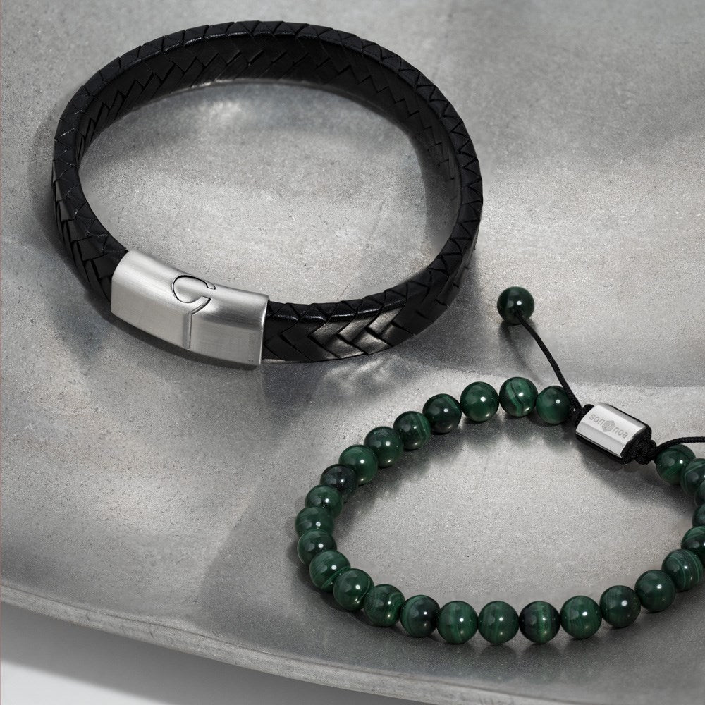 SON Armband schwarzes Kalbsleder - 23