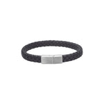 SON bracelet black calf leather 8mm