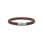 SON Armband braunes Kalbsleder 8mm