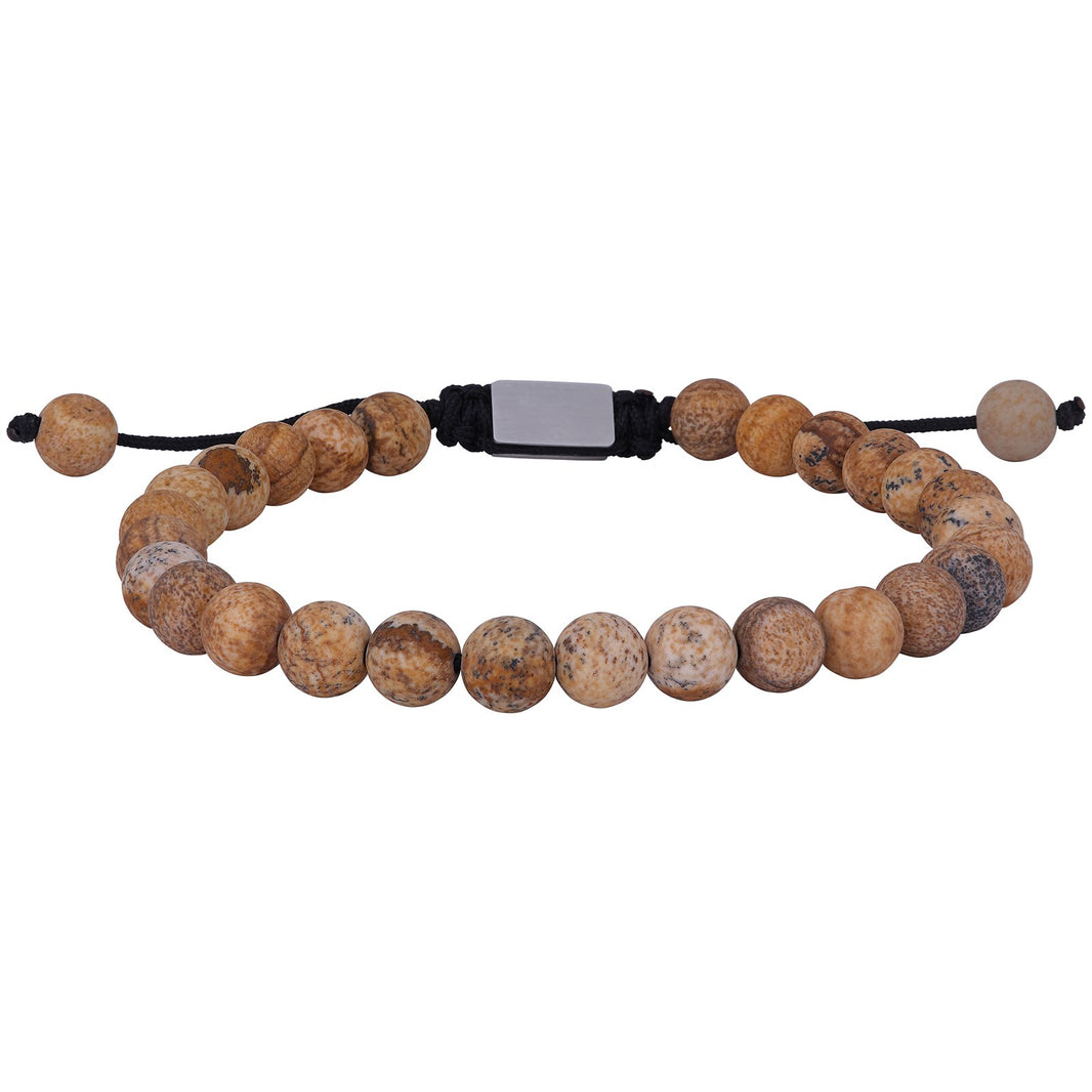 SON Armband picture jasper matt 19-25 cm