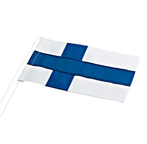 Finsk stutflag til 40 cm - 10x16 cm