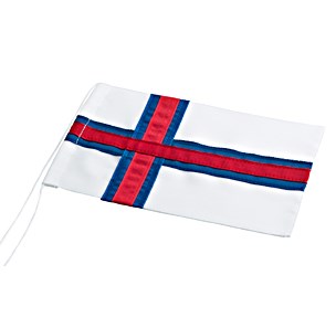 Färöer flagge für 40 cm - 10x16 cm