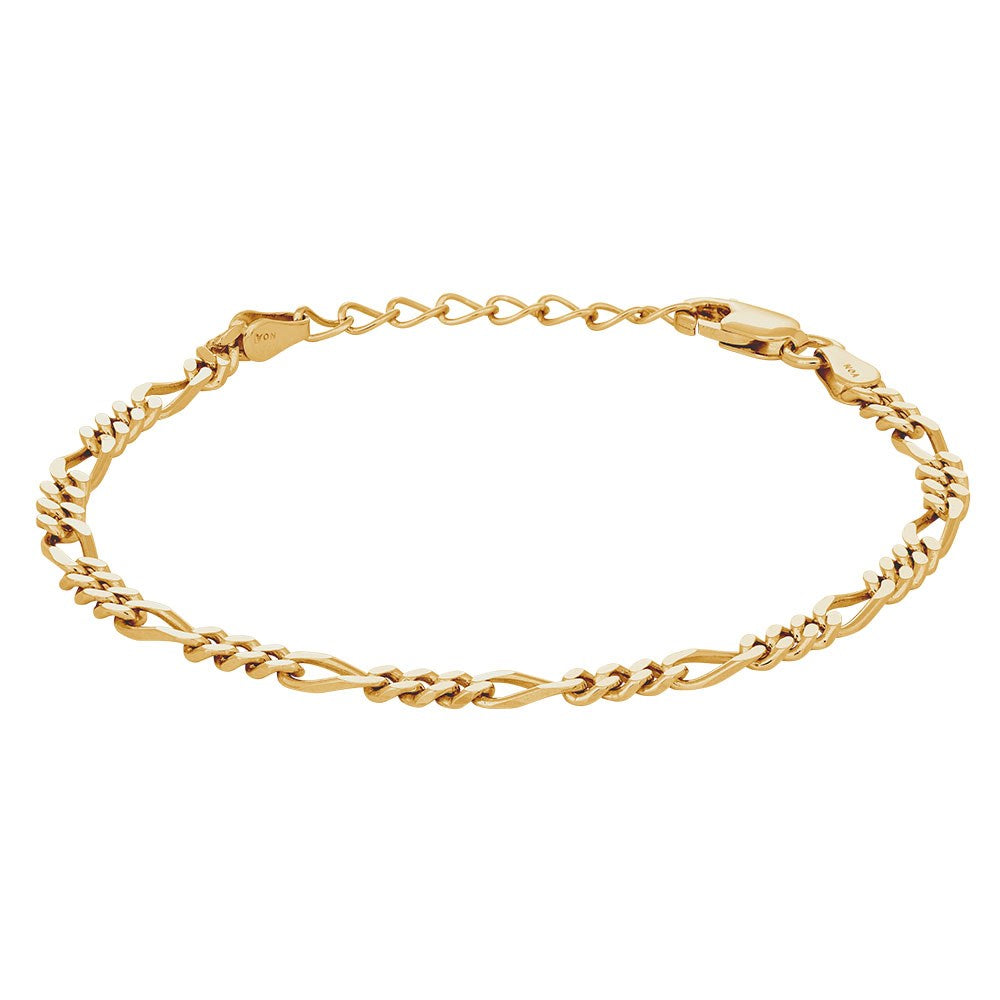 Silberarmband FIGARO52 3mm