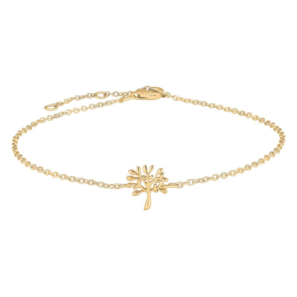 Silberarmband TREE52 10mm - Vergoldet