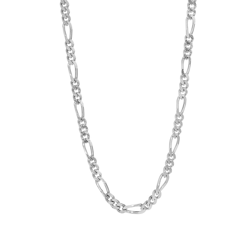 Silberkette FIGARO52 3mm 50cm