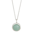 Silver pendant SWEETS52 green aventurine 11mm