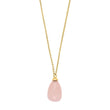 Silver pendant SWEETS52 rose quartz