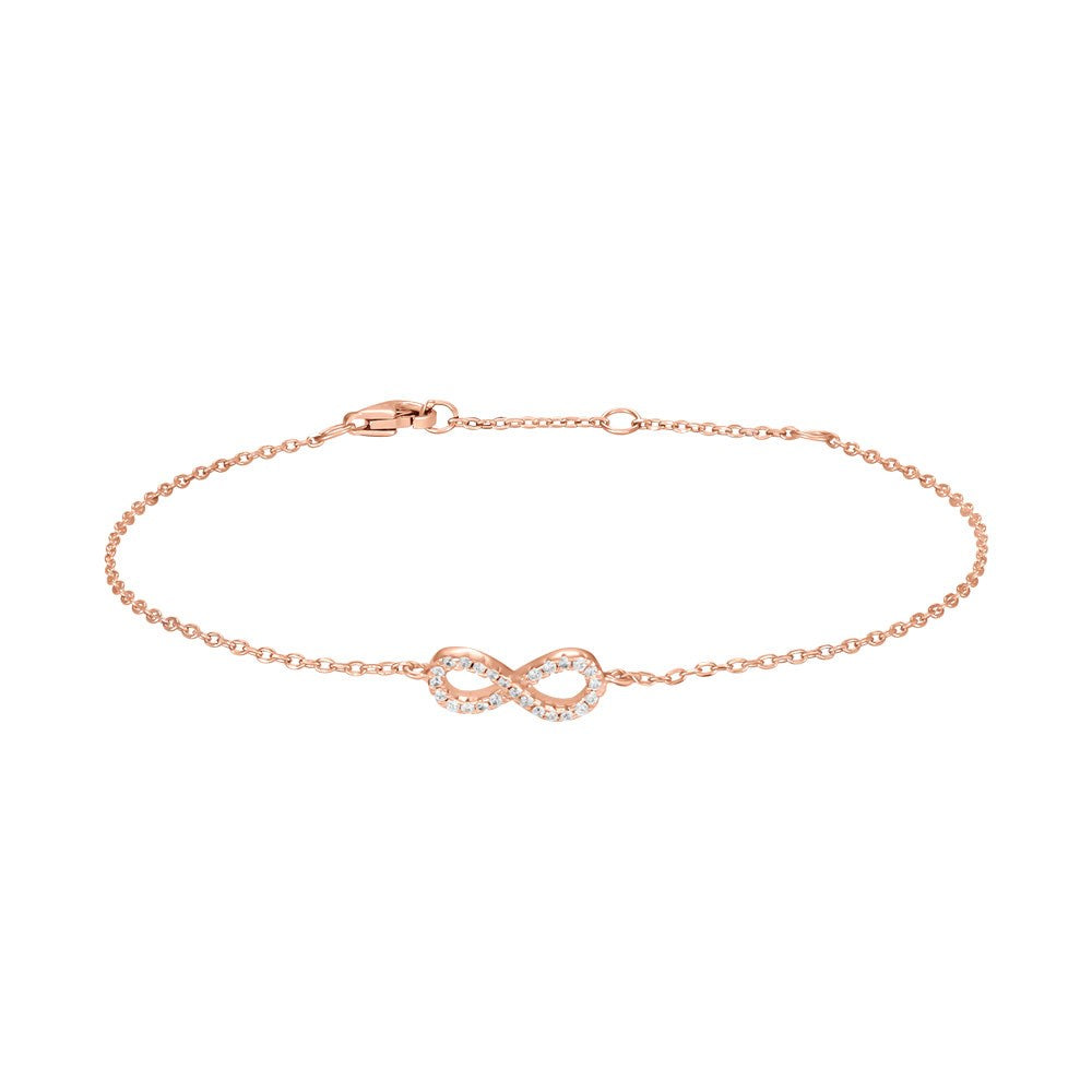 Silberarmband AGNANOR - Rosévergoldet