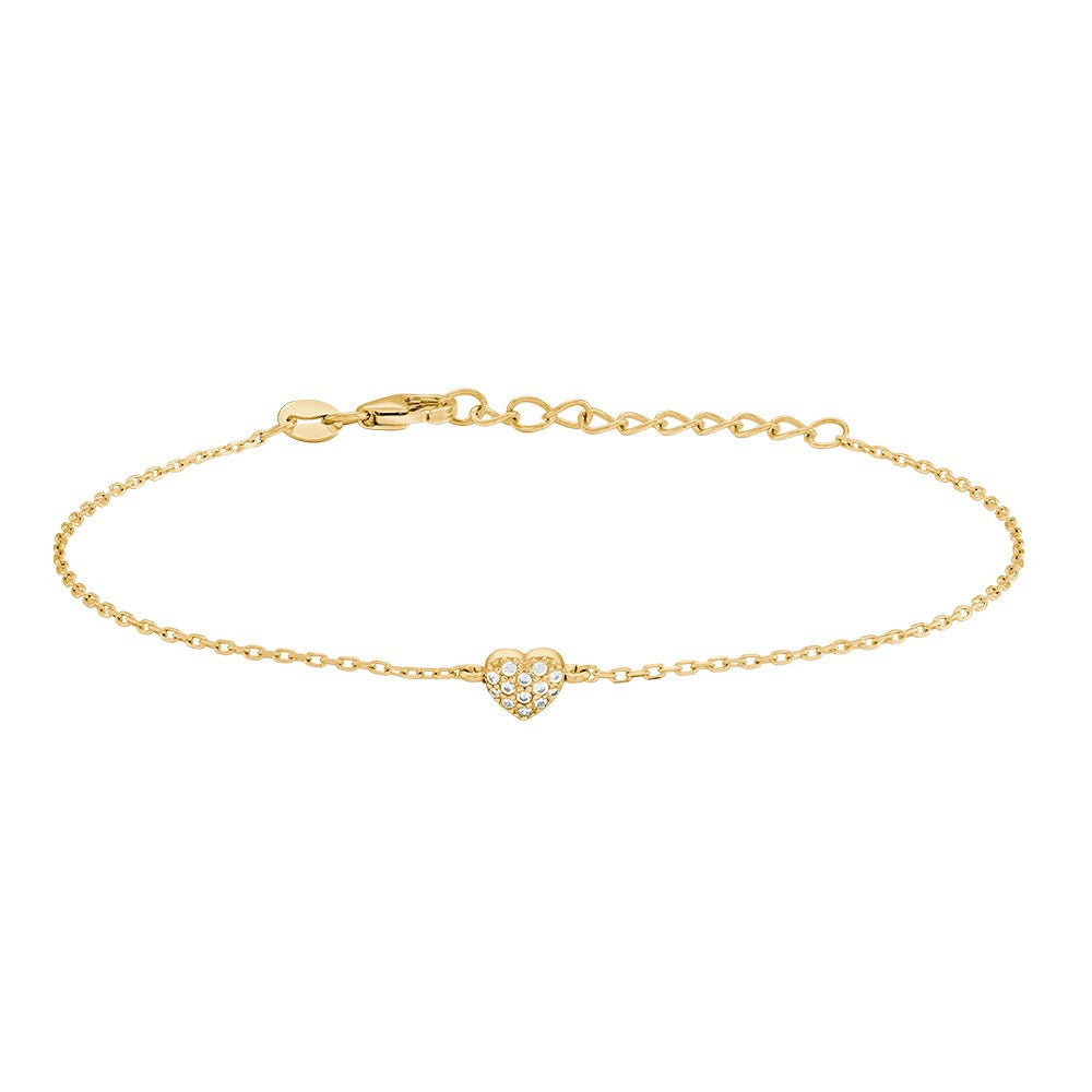 Silberarmband ALMANOR 17+3cm - Vergoldet