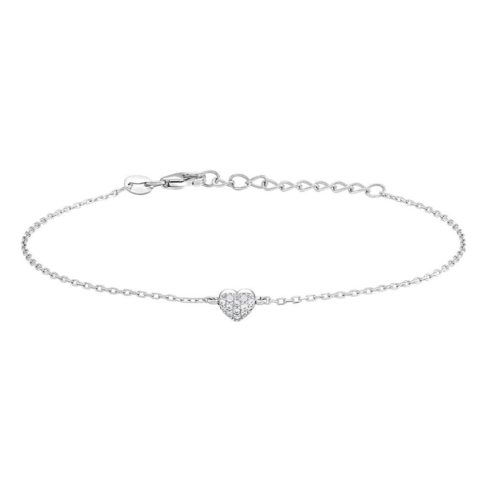 Silver bracelet ALMANOR 17+3cm