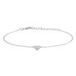 Silver bracelet ALMANOR 17+3cm